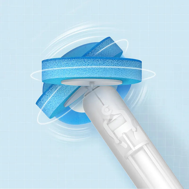 IZEFS Disposable Toilet Brush With Cleaning Liquid