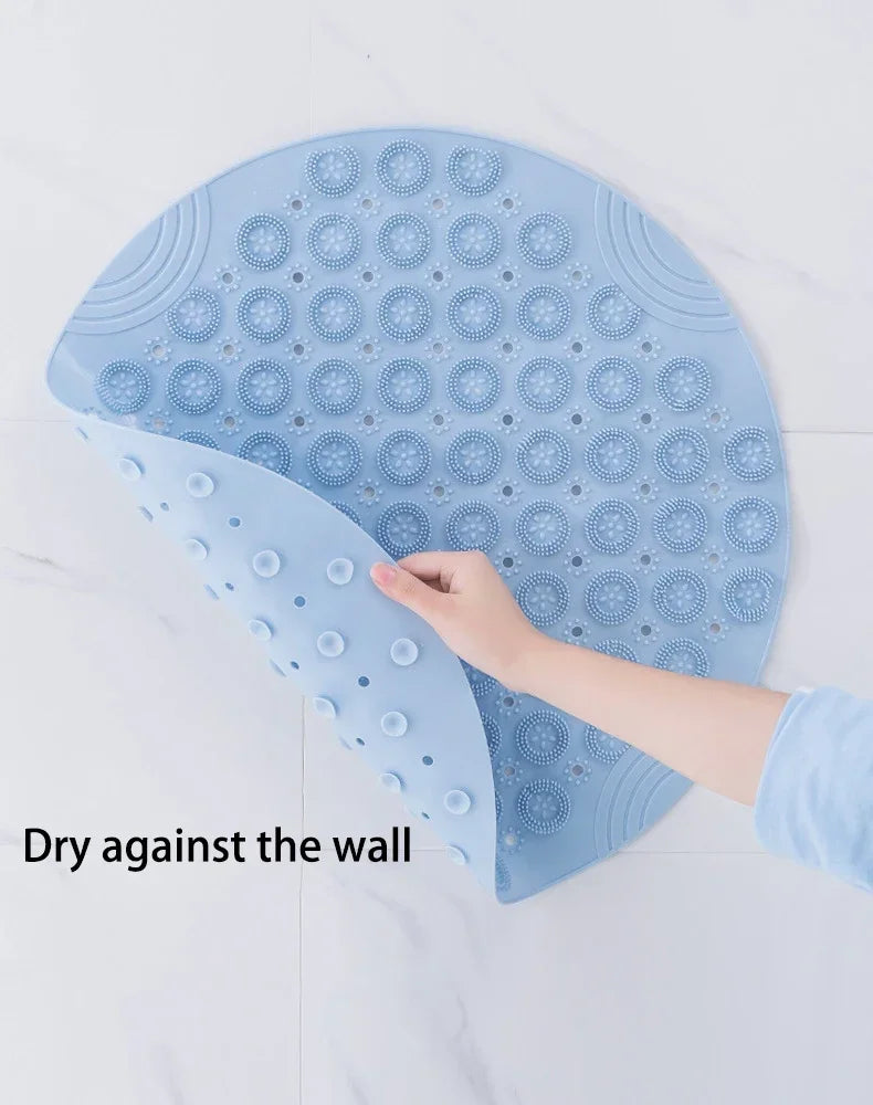 Round PVC Anti Slip Bath Mat
