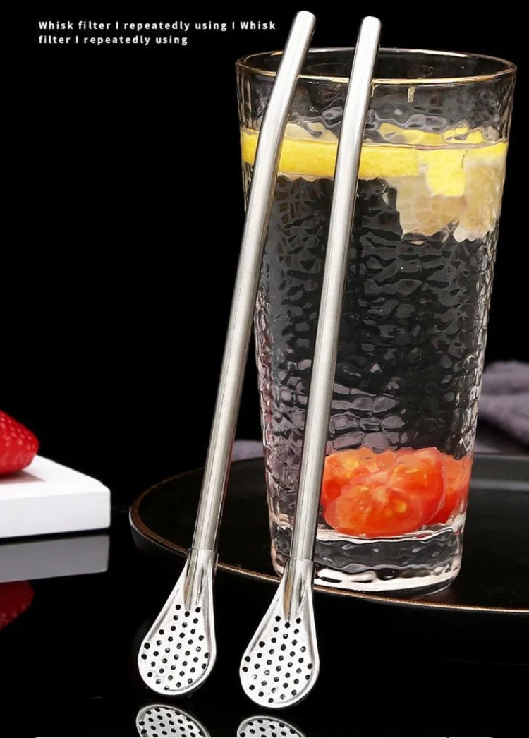 Yerba Mate Bulb Washable Drinking Straw