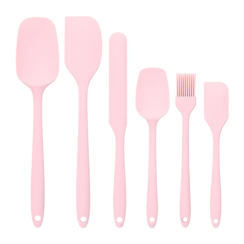 6pc Flexible Silicone Spatula Set