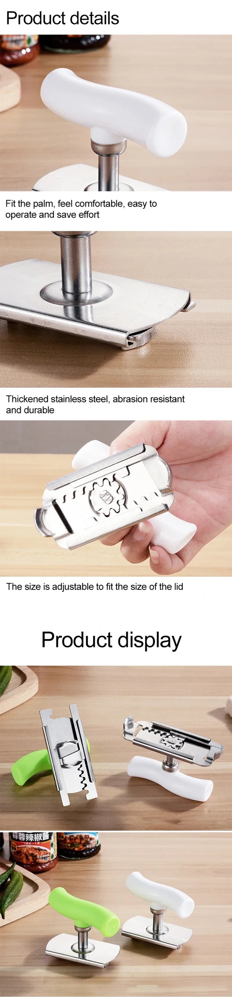 Stainless Steel Rotary Opener