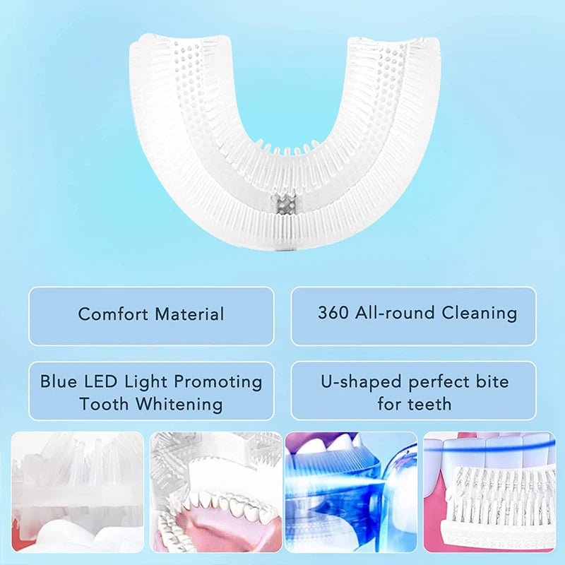 U-shaped electric toothbrush
