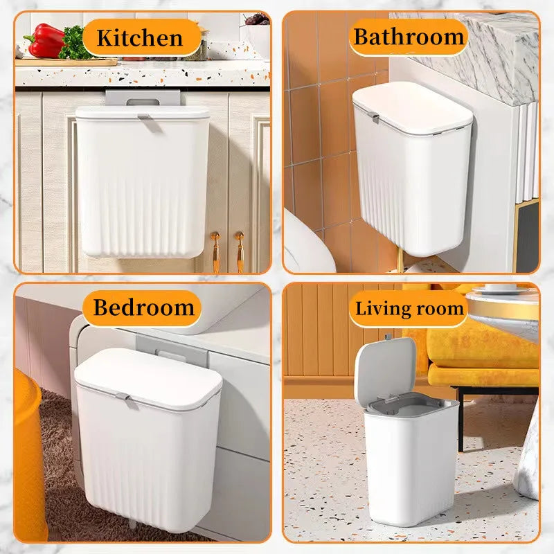 Wall Mounted Hanging Trash Bin