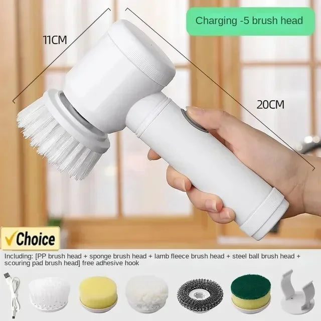 Rechargeable cleaning brush