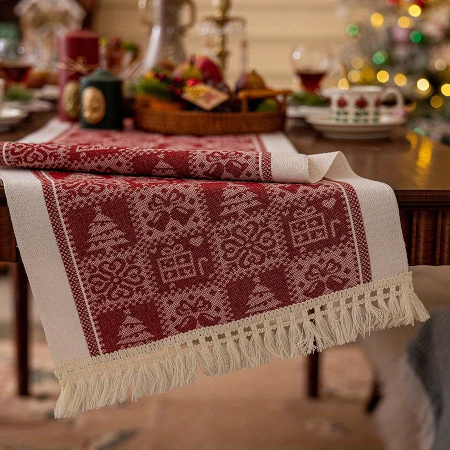 Christmas Elk Table Runner