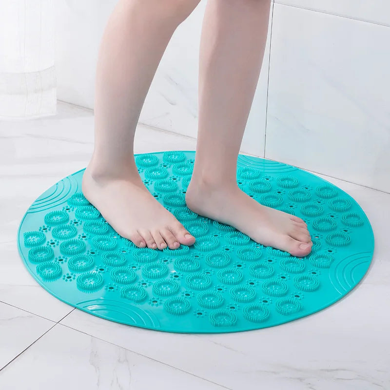 Round PVC Anti Slip Bath Mat