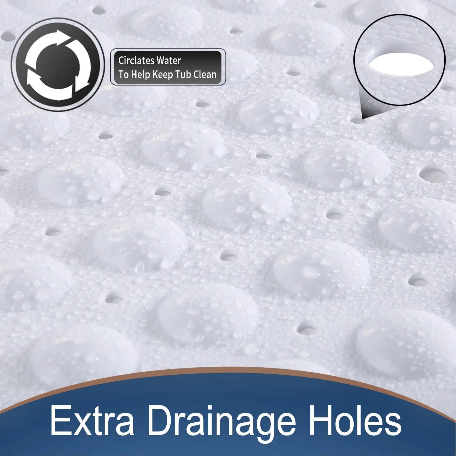 Large Non Slip Bathtub & Shower Mat