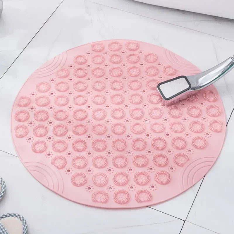 Round PVC Anti Slip Bath Mat