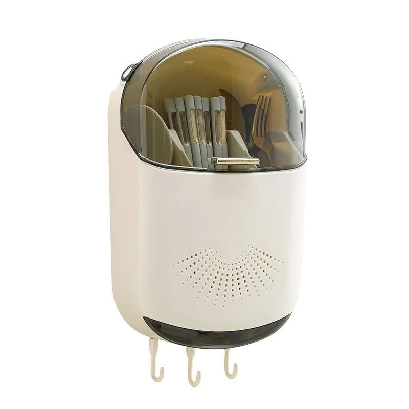 Wall-Mounted Dustproof Chopstick Holder