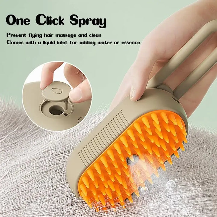 Steamy Pet Brush