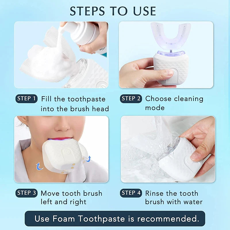 U-shaped electric toothbrush