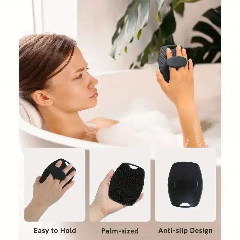Portable Silicone Bath Wash Brush