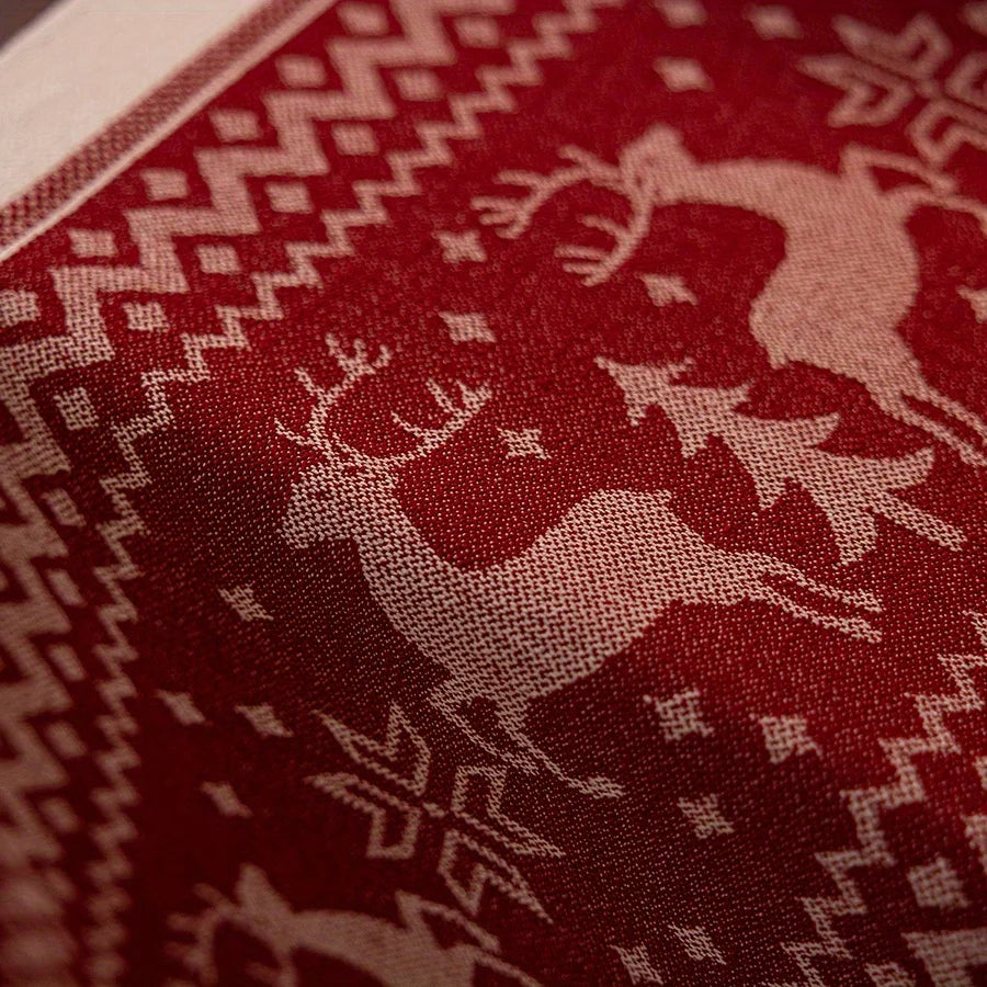 Christmas Elk Table Runner
