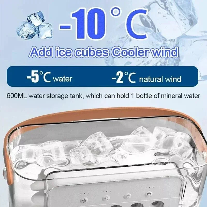 Portable air conditioning fan