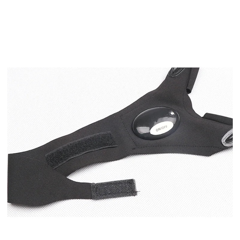 Led flashlight gloves