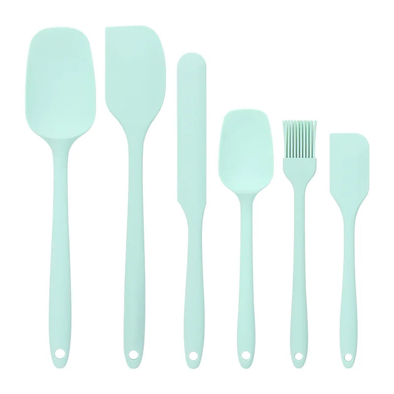 6pc Flexible Silicone Spatula Set