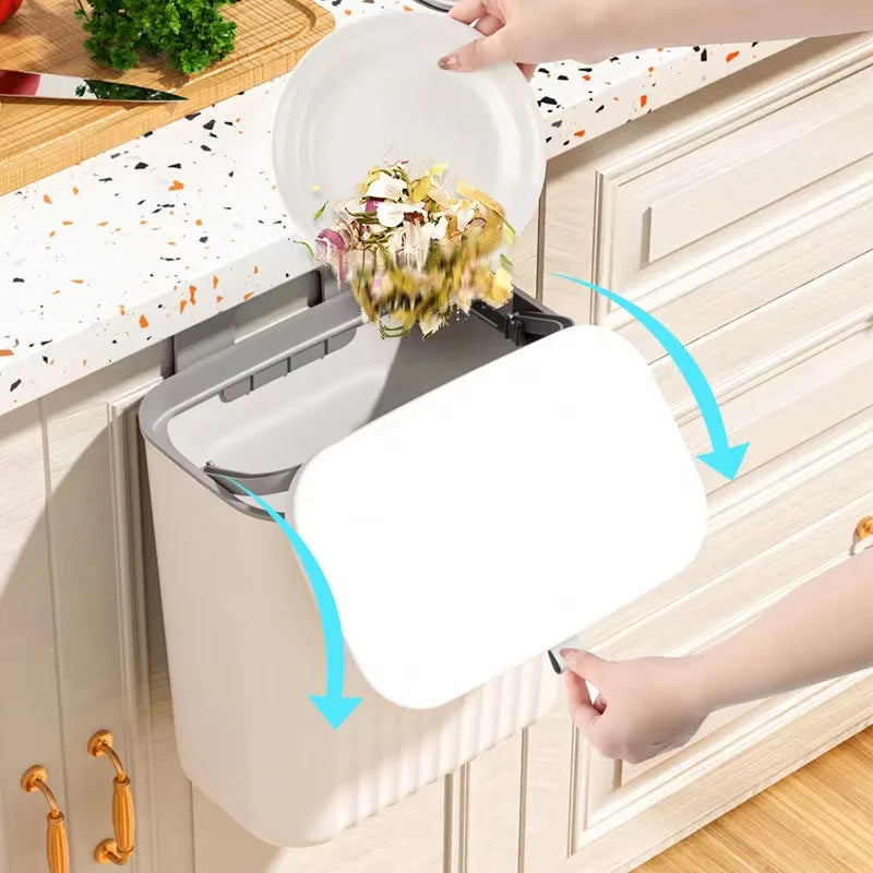 Wall Mounted Hanging Trash Bin