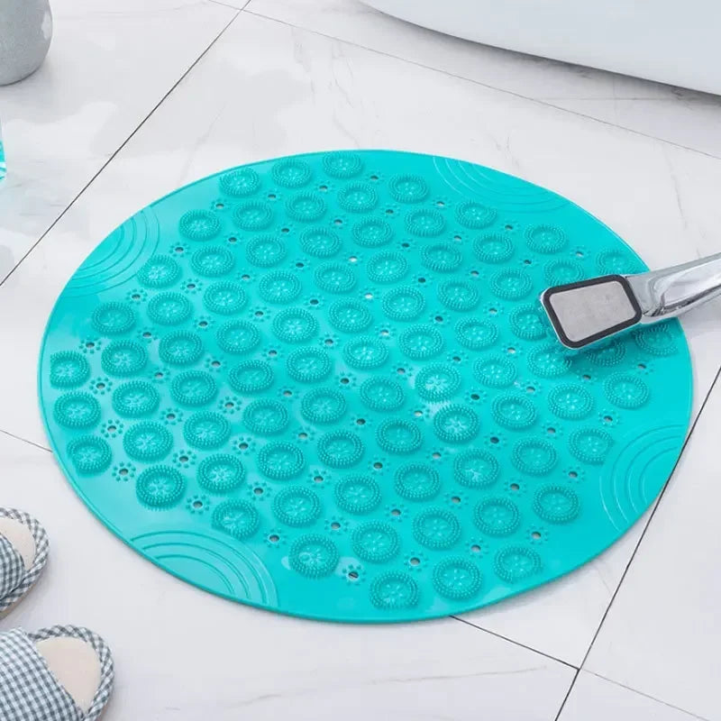 Round PVC Anti Slip Bath Mat