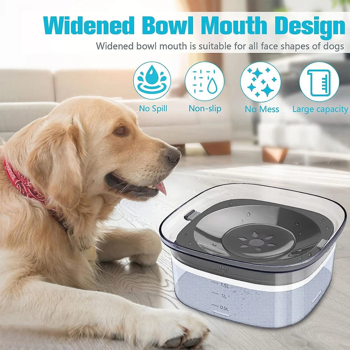 Anti-splash Floating Dog Drinking Water Bowls