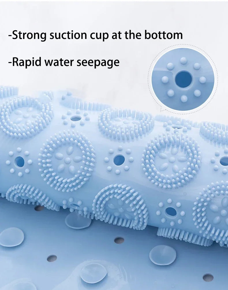 Round PVC Anti Slip Bath Mat