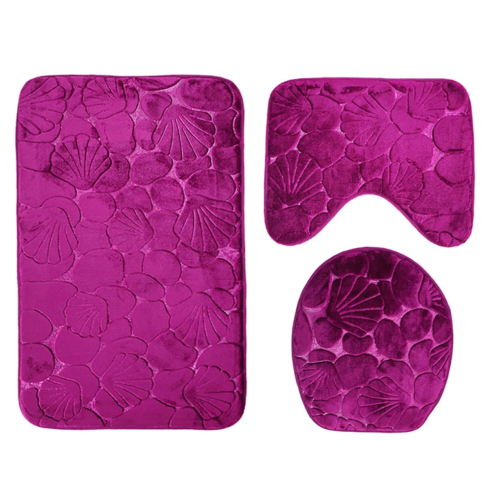 3pcs-Fuchsia shell