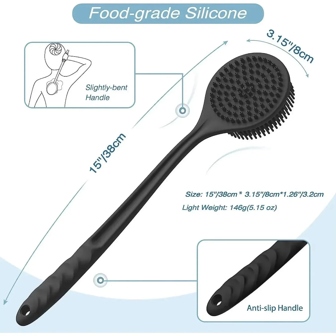 Exfoliating Back Scrub Skin Massager