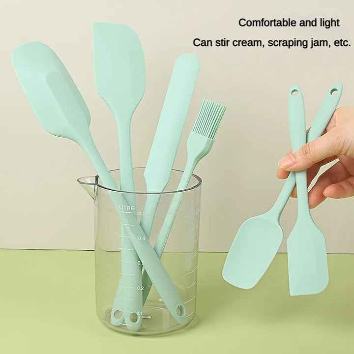 6pc Flexible Silicone Spatula Set