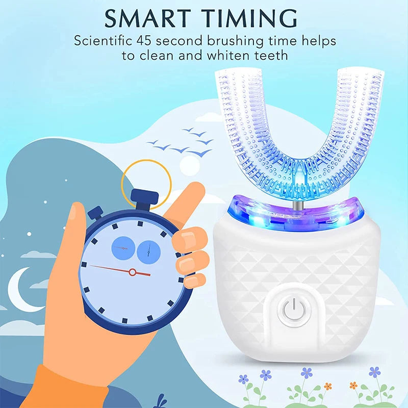 U-shaped electric toothbrush