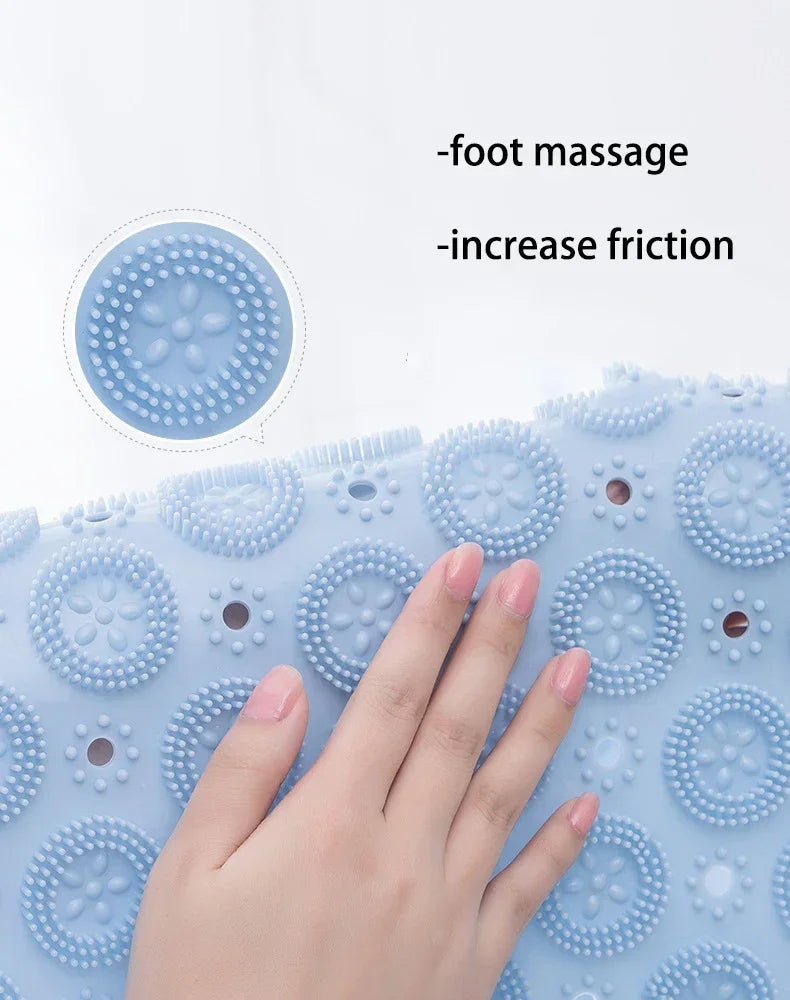Round PVC Anti Slip Bath Mat