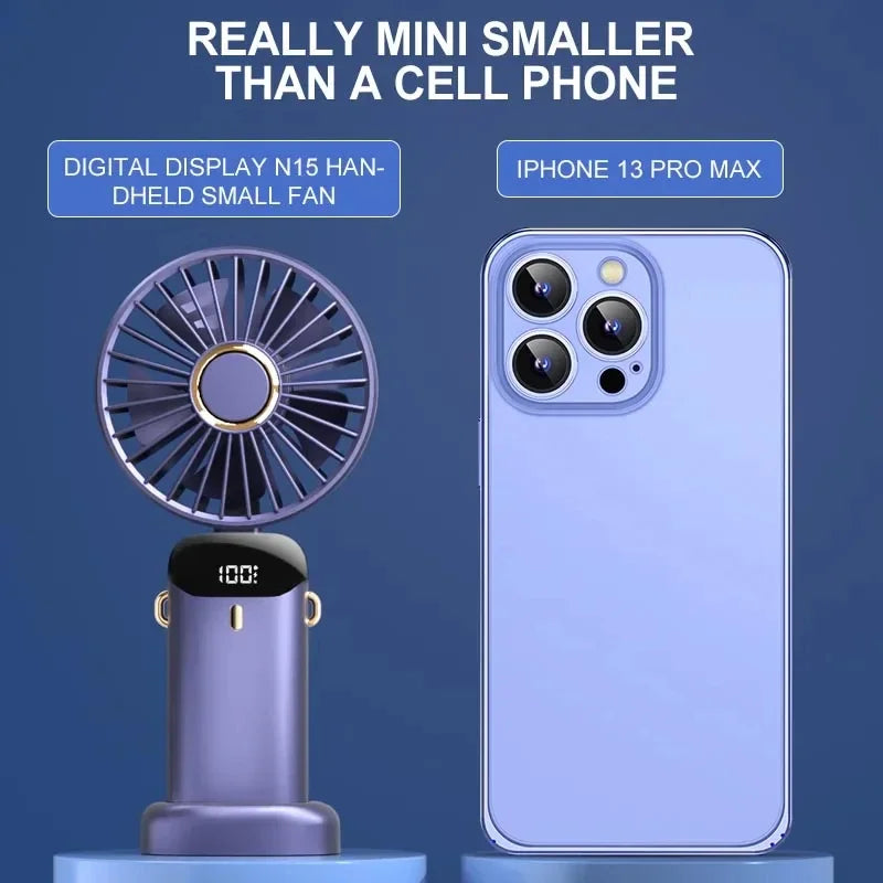 Portable electric cold compress cooling fan