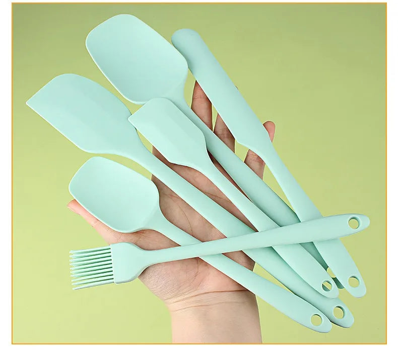 6pc Flexible Silicone Spatula Set