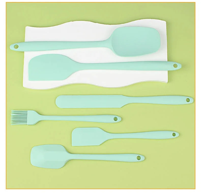 6pc Flexible Silicone Spatula Set