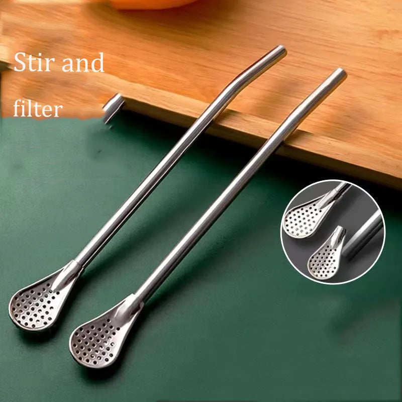 Yerba Mate Bulb Washable Drinking Straw