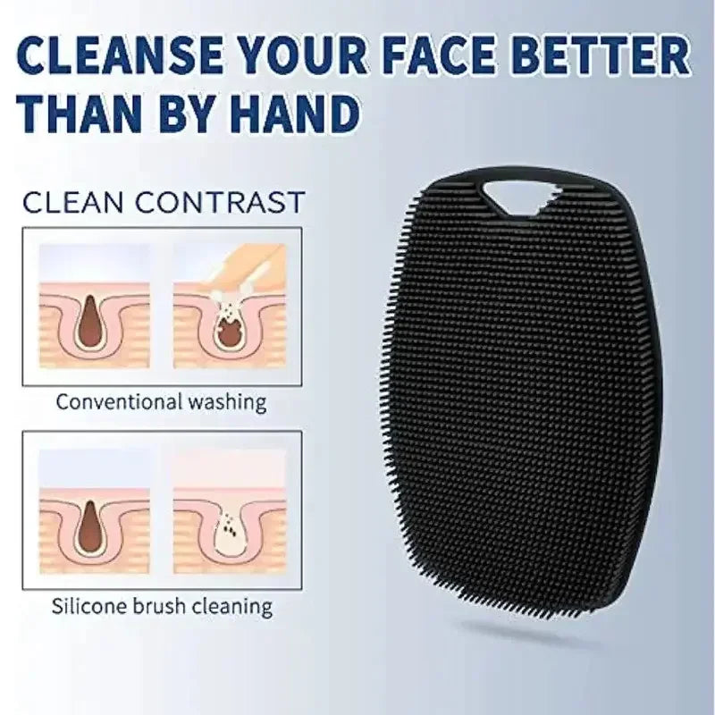 Portable Silicone Bath Wash Brush