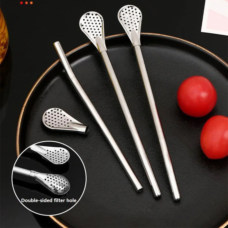 Yerba Mate Bulb Washable Drinking Straw