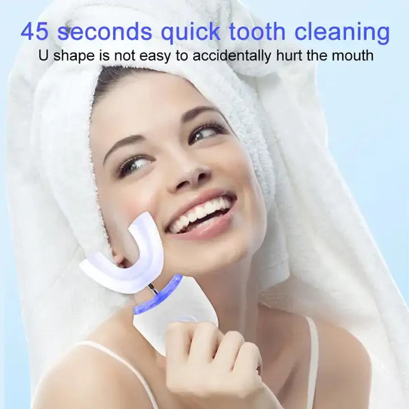 U-shaped electric toothbrush