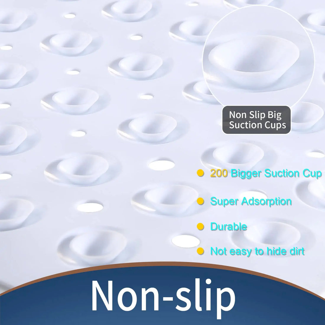 Large Non Slip Bathtub & Shower Mat