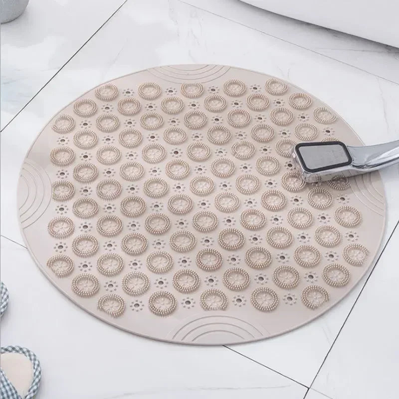 Round PVC Anti Slip Bath Mat