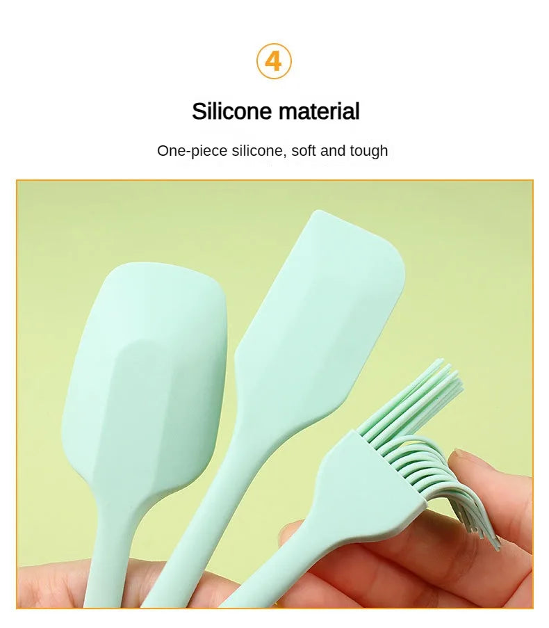 6pc Flexible Silicone Spatula Set