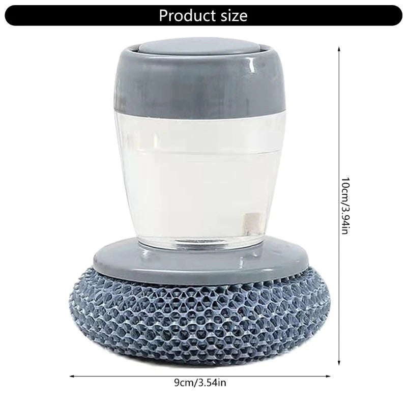 Cleaning Brush with Soap Detergent Dispenser