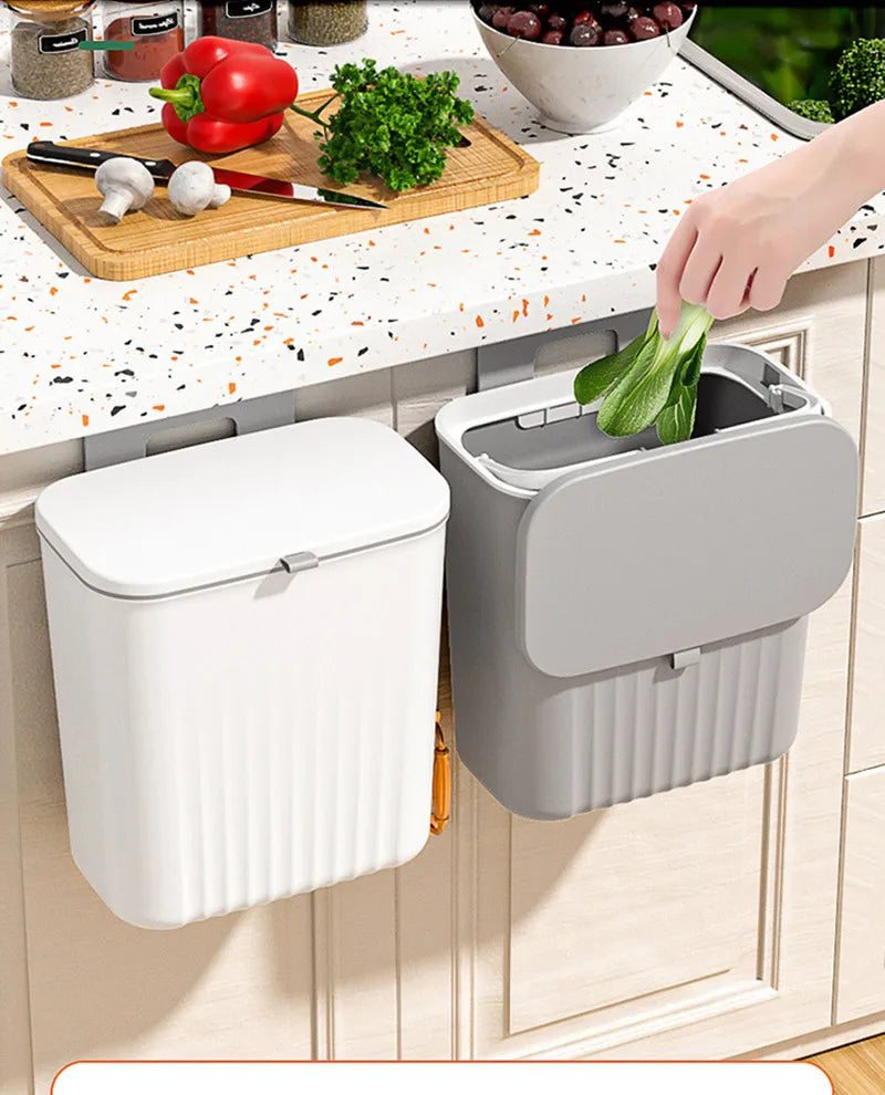 Wall Mounted Hanging Trash Bin
