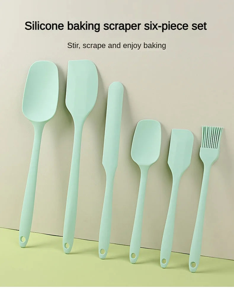 6pc Flexible Silicone Spatula Set