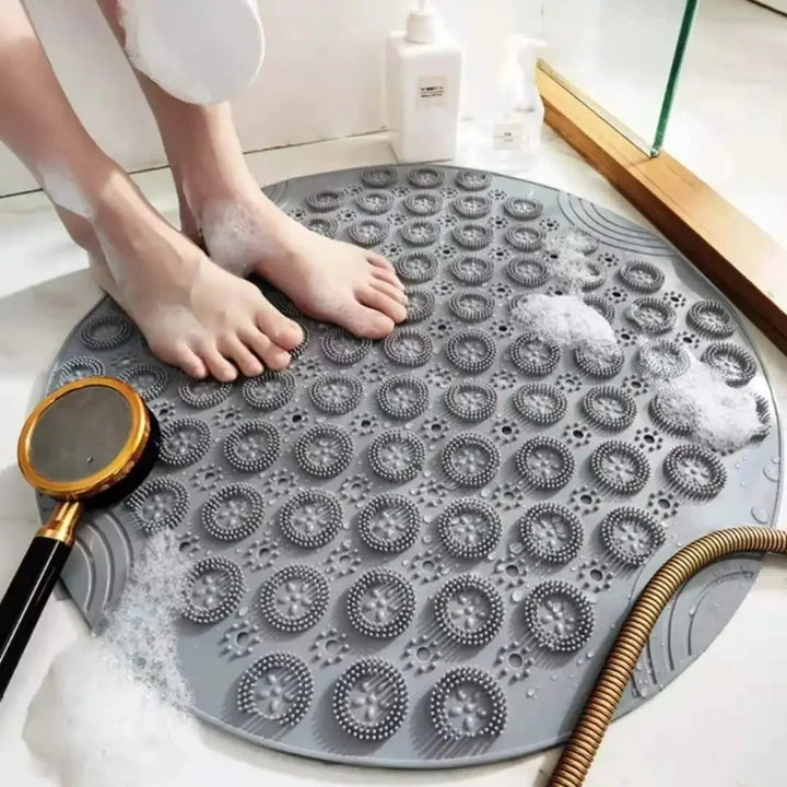 Round PVC Anti Slip Bath Mat