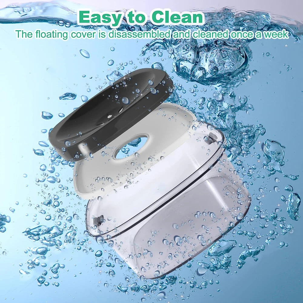 Anti-splash Floating Dog Drinking Water Bowls