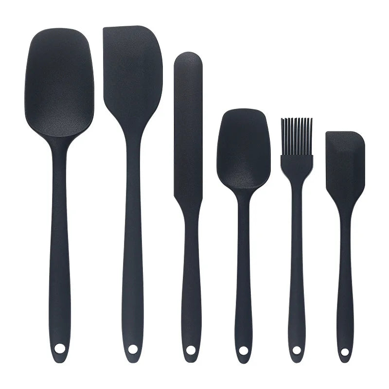 6pc Flexible Silicone Spatula Set